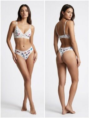 Bundle 4 Bikini Set with Multicolor Butterfly Print